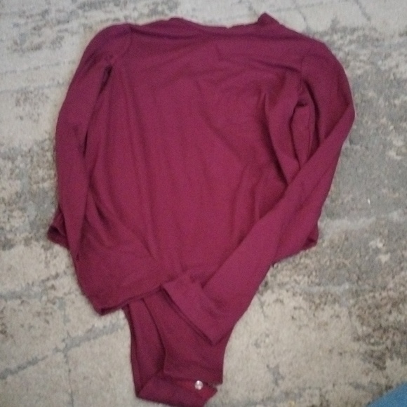 a new day Tops - NWT A New Day Women's Burgundy Bodysuit
